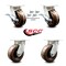 Service Caster 5 Inch Kingpinless High Temp Phenolic Wheel Caster Swivel Locks 2 Brakes, 4PK SCC-KP30S520-PHRHT-SLB-BSL-2-BSL-2 - alternate 6